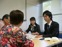 相続サポートの流れ　無料カウンセリング